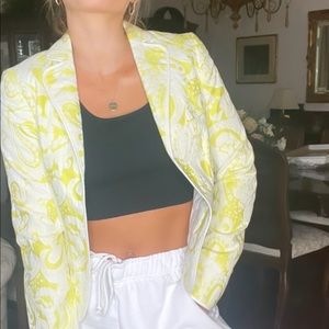 J crew Yellow Blazer